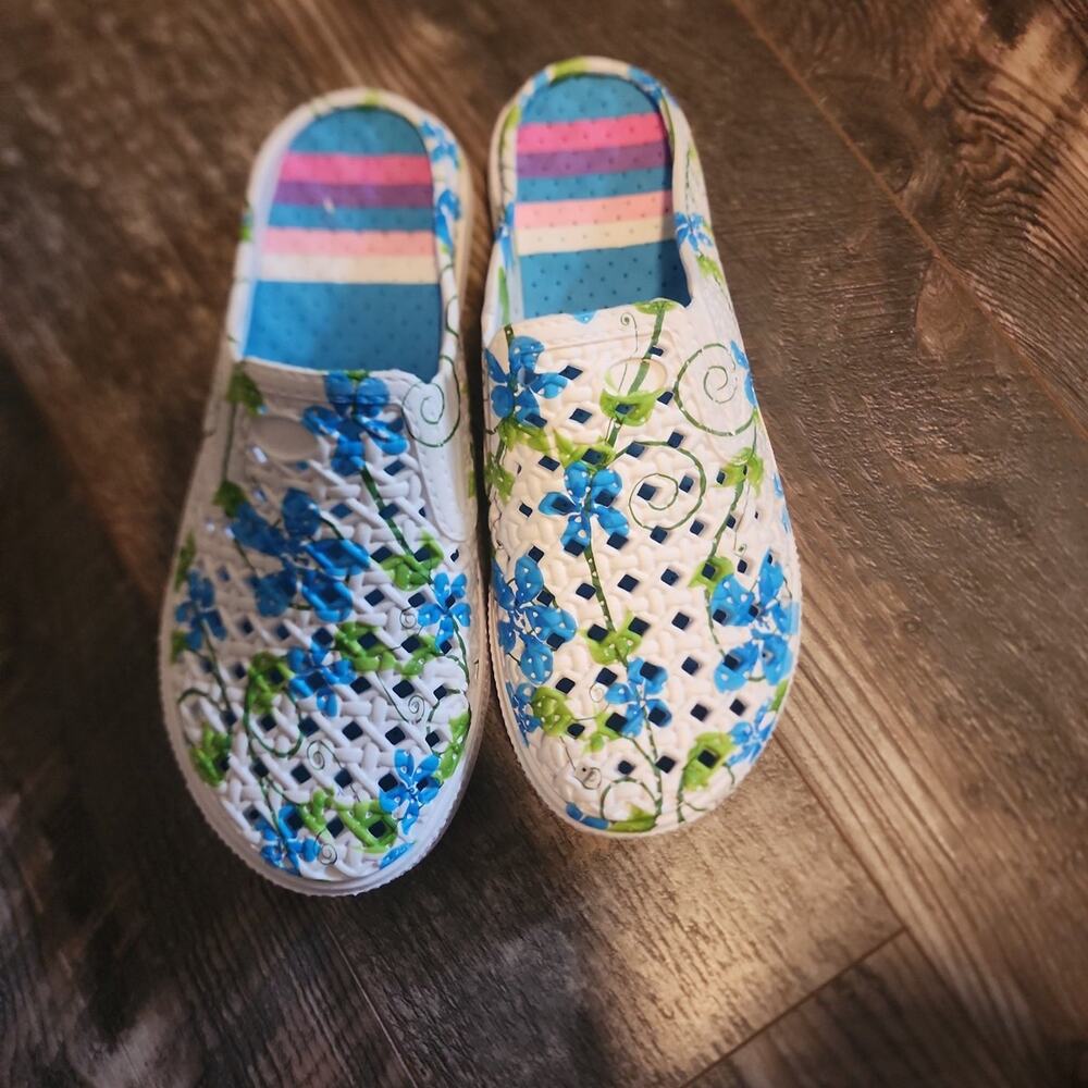 Women's Gardening Floral Clogs